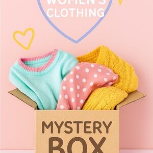 Women’s thrifted mystery clothing box